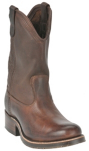 Double H® Men's Chocolate Softy Round Toe Casual Roper Boot