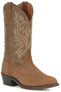 Laredo® Men's Distressed Brown U-Toe Western Boots