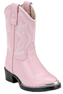 Durango® Infants Silver Tip Western Boots - Pink