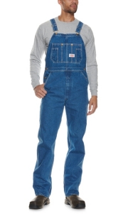 Round House® Made in the USA Stonewash Denim Overalls