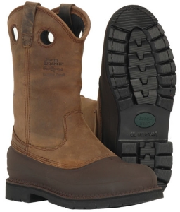 Georgia Boot® Mens Mud Dog Slip-On Workboots - Tan