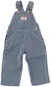 Round House® Made in the U.S.A. Infant Striped Denim Overalls