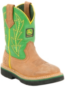 John Deere® Johnny Popper™ Series - Green Kids Boots