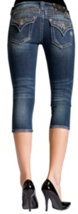 Miss Me® Cha-Cha-Cha Capri