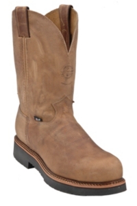Justin® Men's 11" Rugged Tan J-Max™ Steel Toe Pull On Work Boot