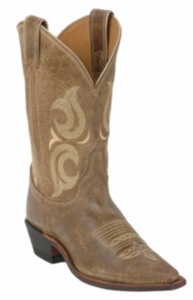Justin® Bent Rail™ Ladies Dark Brown Cafe Desperado Snip Toe Western Boot