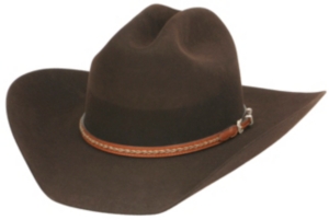 Larry Mahan® 4X Brazos Chocolate Felt Cowboy Hat