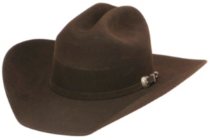 Larry Mahan® 5X Ram Chocolate Felt Cowboy Hat