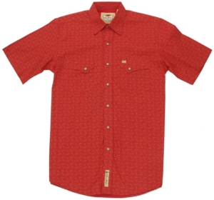 Larry Mahan Mens S/S Western Snap Shirt LM070097