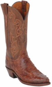 Lucchese 1883®Ladies Brown Full Quill Ostrich Western Boot