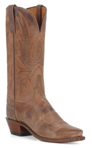 Lucchese® 1883 Ladies Tan Mad Dog Snip Toe Western Boots