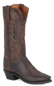 Lucchese® 1883 Ladies Chocolate Mad Dog Snip Toe Western Boots