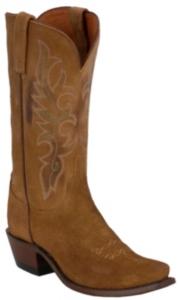 Lucchese® 1883™ Ladies Burnished Comanche Snip Toe Western Boot