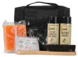 M&F� Hat Care Travel Kit for Dark Felts