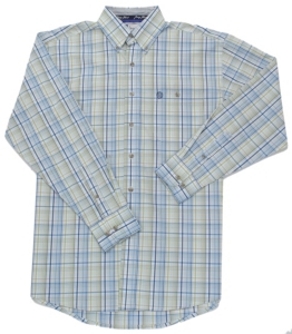 George Strait by Wrangler L/S Mens Plaid Shirt MGS026M