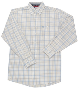 George Strait by Wrangler L/S Mens Plaid Shirt MGS050M