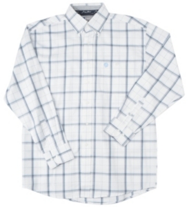 George Strait by Wrangler L/S Mens Plaid Shirt MGS069M