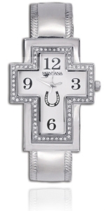 Montana Silversmiths® Large Silver Cross Ladies Watch