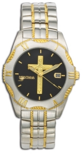 Montana Silversmiths® Two-toned Cross Watch
