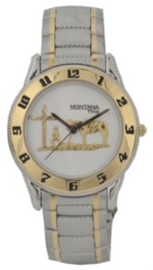 Montana Silversmiths® Two-toned Christian Cowboy Watch