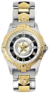 Montana Silversmiths® Mens Two Tone Star Watch