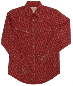 Wrangler Mens Snap Western Shirt MV1202M