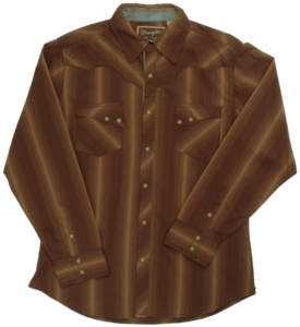 Wrangler Mens Retro Snap Western Shirt MVR008M