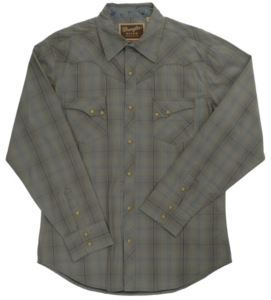 Wrangler Mens Retro Snap Western Shirt MVR010M