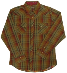 Wrangler Mens Retro Snap Western Shirt MVR012M