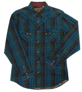 Wrangler Mens Retro Snap Western Shirt MVR014M