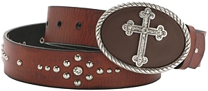 Nocona® Ladies Cross Buckle with Silver Studs    N3448202