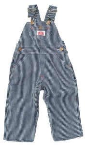 Round House® Made in the U.S.A. Toddler Denim Stripe Overalls