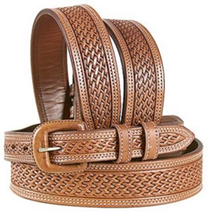 Vogt® Brown Russet Basketweave Belt