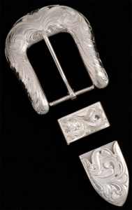 Elk Creek® The Tombstone 1" 3 Piece Buckle Set