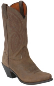 Road Wolf® Ladies Distress Brown Western Boot