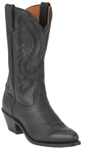 Road Wolf® Ladies Black J Toe Western Boots