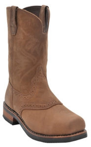 Wolverine® Men's Brown Saddle Vamp Steel Square Toe Western Work Boot