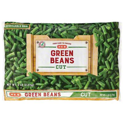 H E B Frozen Cut Green Beans Texas Size Pack Oz Joe V S Smart