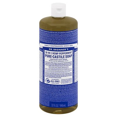 Dr Bronner S In Pure Castile Soap Hemp Peppermint Oz