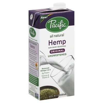 Pacific Foods Hemp Non Dairy Beverage Unsweetened Original 32 Oz