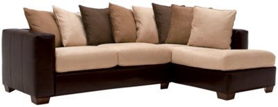 Greg Two-Tone Collage Right Chaise Sectional