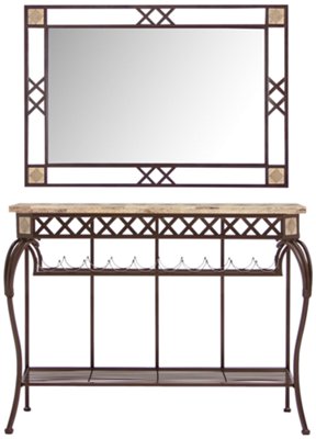 Brookside Stone Server & Mirror