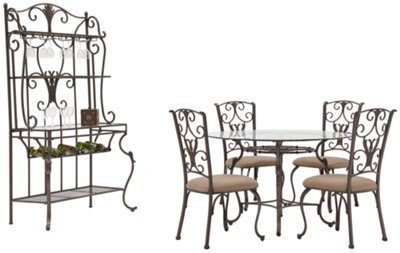 Westcot2 Round Glass Dining Room