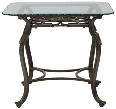 Westcot2 Glass Square End Table