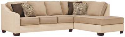 Kenya2 Two-Tone Collage Right Bumper Sectional