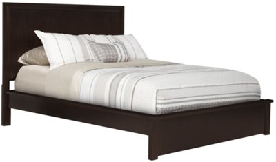 Torino Dark Tone Wood Platform Bed