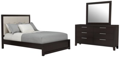 Encore2 Dark Tone Dresser & Mirror