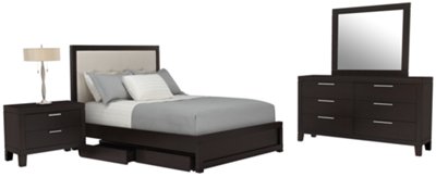 Encore2 Dark Tone Dresser & Mirror