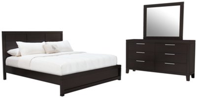 Encore2 Dark Tone Dresser & Mirror
