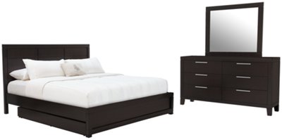 Encore2 Dark Tone Dresser & Mirror
